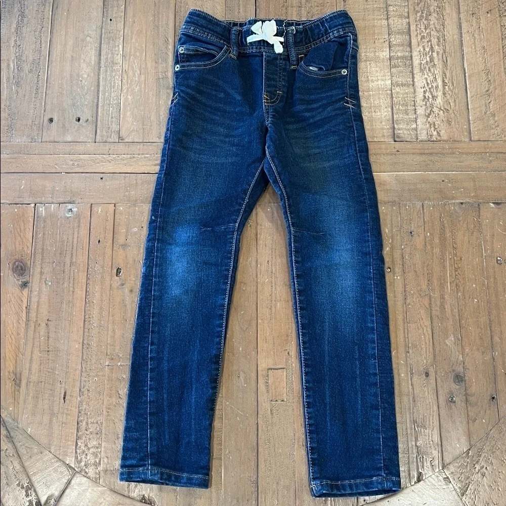 Gap set of 2 bundle denim jeans 6-7 years small pull on slim fit stretch